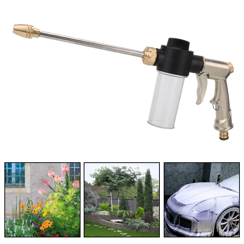Pressure Washer Foam Gun - Lave-mousse longue pour voiture, buse de